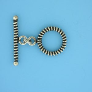 15697 - Bali Silver Toggle Clasp 15697 - Bali Silver Toggle Clasp