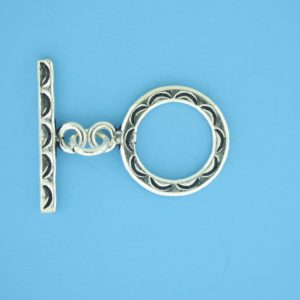 15703 - Bali Silver Toggle Clasp 15703 - Bali Silver Toggle Clasp
