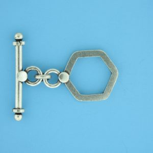 15704 - Bali Silver Toggle Clasp 15704 - Bali Silver Toggle Clasp