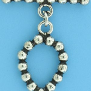 15711 - Bali Silver Toggle Clasp 15711 - Bali Silver Toggle Clasp