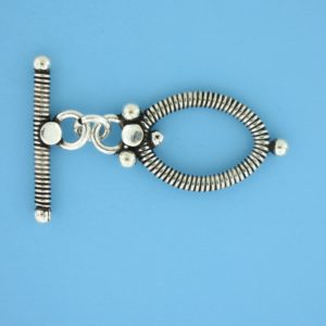 15713 - Bali Silver Toggle Clasp 15713 - Bali Silver Toggle Clasp