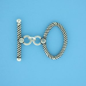 15714 - Bali Silver Toggle Clasp 15714 - Bali Silver Toggle Clasp