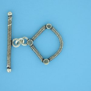 15715 - Bali Silver Toggle Clasp 15715 - Bali Silver Toggle Clasp