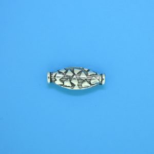 15159 - Bali Silver Bead 16x6mm 15159 - Bali Silver Bead 16x6mm