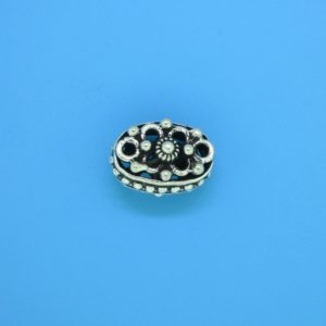 15165 - Bali Silver Bead 13x9x9mm 15165 - Bali Silver Bead 13x9x9mm