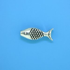 15171 - Bali Silver Fish Shape Bead 19.5x7x5mm 15171 - Bali Silver Fish Shape Bead 19.5x7x5mm