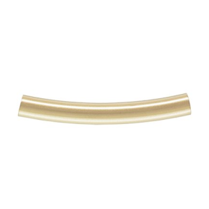 1168 - 2x15mm Gold Filled Curved Tube 1168 - 2x15mm Gold Filled Curved Tube