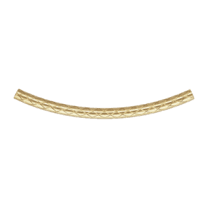 1183 - 1.5x25mm Gold Filled Curved Tube 1183 - 1.5x25mm Gold Filled Curved Tube