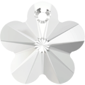 # 6744 - 12mm Swarovski Flower Pendant - Crystal # 6744 - 12mm Swarovski Flower Pendant - Crystal