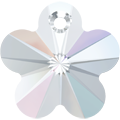 # 6744 - 12mm Swarovski Flower Pendant - Crystal AB # 6744 - 12mm Swarovski Flower Pendant - Crystal AB