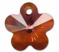 # 6744 - 12mm Swarovski Flower Pendant - Copper # 6744 - 12mm Swarovski Flower Pendant - Copper