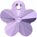# 6744 - 12mm Swarovski Flower Pendant - Violet # 6744 - 12mm Swarovski Flower Pendant - Violet