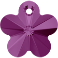# 6744 - 14mm Swarovski Flower Pendant - Fuchsia # 6744 - 14mm Swarovski Flower Pendant - Fuchsia