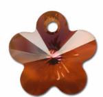 # 6744 - 18mm Swarovski Flower Pendant - Copper # 6744 - 18mm Swarovski Flower Pendant - Copper
