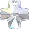 # 6866 - 20mm Swarovski Cross Pendant - Crystal AB
