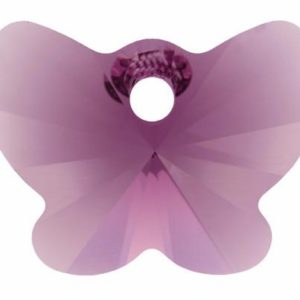 # 6754 - 18mm Swarovski Butterfly Pendant - Amethyst # 6754 - 18mm Swarovski Butterfly Pendant - Amethyst