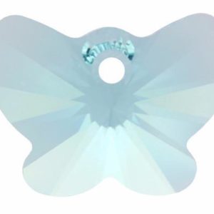 # 6754 - 18mm Swarovski Butterfly Pendant - Aquamarine # 6754 - 18mm Swarovski Butterfly Pendant - Aquamarine