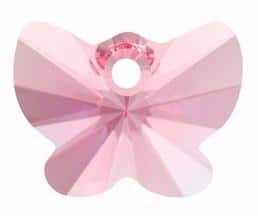 # 6754 - 18mm Swarovski Butterfly Pendant - Light Rose # 6754 - 18mm Swarovski Butterfly Pendant - Light Rose