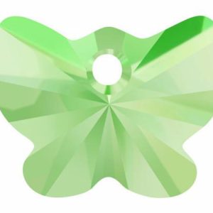 # 6754 - 18mm Swarovski Butterfly Pendant - Peridot # 6754 - 18mm Swarovski Butterfly Pendant - Peridot