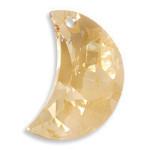 # 6722 - 30mm Swarovski Moon Pendant - Golden Shadow