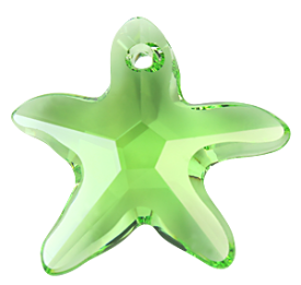 # 6721 - 16mm Swarovski Starfish Pendant - Peridot