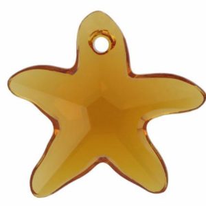 # 6721 - 16mm Swarovski Starfish Pendant - Topaz