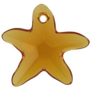 # 6721 - 20mm Swarovski Starfish Pendant - Topaz