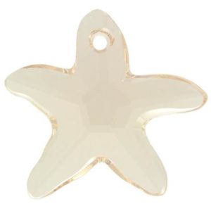 # 6721 - 20mm Swarovski Starfish Pendant - Silk