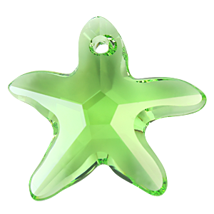 # 6721 - 20mm Swarovski Starfish Pendant - Peridot