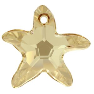 # 6721 - 20mm Swarovski Starfish Pendant - Golden Shadow