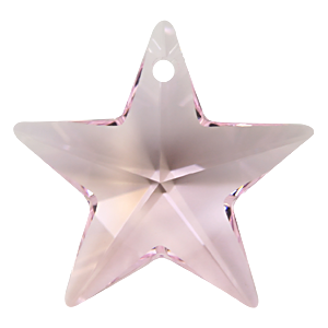 # 6714 - 28mm Swarovski Star Pendants - Rosaline