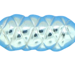 1265 - 13x6.5mm Sterling Silver Fancy Bead 1265 - 13x6.5mm Sterling Silver Fancy Bead