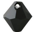# 6301 - 6mm Swarovski Top Hole Bicone Pendant- Jet # 6301 - 6mm Swarovski Top Hole Bicone Pendant- Jet