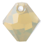 # 6301 - 6mm Swarovski Top Hole Bicone Pendant- Sand Opal # 6301 - 6mm Swarovski Top Hole Bicone Pendant- Sand Opal