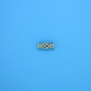 15194 - Bali Silver Cylindrical Bead 3x9mm