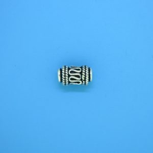 15205 - Bali Silver Cylindrical Bead 7x11mm 15205 - Bali Silver Cylindrical Bead 7x11mm