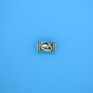 15208 - Bali Silver Cylindrical Bead 5x10mm 15208 - Bali Silver Cylindrical Bead 5x10mm