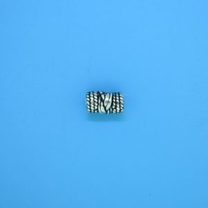 15214 - Bali Silver Cylindrical Bead 5x20mm 15214 - Bali Silver Cylindrical Bead 5x20mm