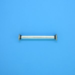 15225 - Bali Silver Cylindrical Bead 4.5x24mm 15225 - Bali Silver Cylindrical Bead 4.5x24mm