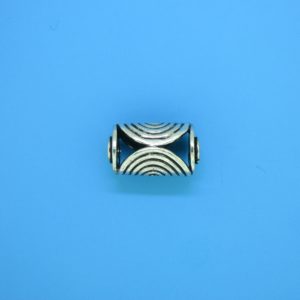15234 - Bali Silver Cylindrical Bead 9x15mm 15234 - Bali Silver Cylindrical Bead 9x15mm