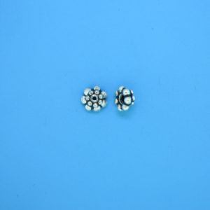 15247 - Bali Silver Tiny Granulated Bead Cap 15247 - Bali Silver Tiny Granulated Bead Cap