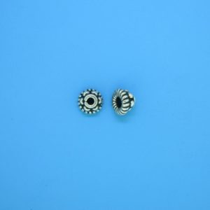 15249 - Bali Silver Tiny Granulated Bead Cap 15249 - Bali Silver Tiny Granulated Bead Cap