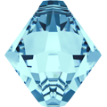 #6301 - 8mm Swarovski Top Hole Bicone Pendant- Aquamarine #6301 - 8mm Swarovski Top Hole Bicone Pendant- Aquamarine
