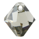 #6301 - 8mm Swarovski Top Hole Bicone Pendant- Black Diamond #6301 - 8mm Swarovski Top Hole Bicone Pendant- Black Diamond