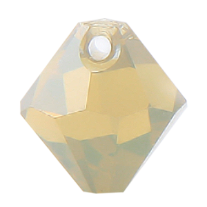 #6301 - 8mm Swarovski Top Hole Bicone Pendant- Sand Opal #6301 - 8mm Swarovski Top Hole Bicone Pendant- Sand Opal