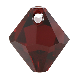 #6301 - 8mm Swarovski Top Hole Bicone Pendant- Siam #6301 - 8mm Swarovski Top Hole Bicone Pendant- Siam
