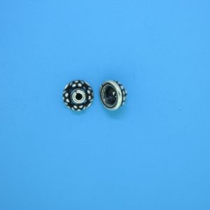 15256 - Bali Silver Bead Cap 4x7mm 15256 - Bali Silver Bead Cap 4x7mm