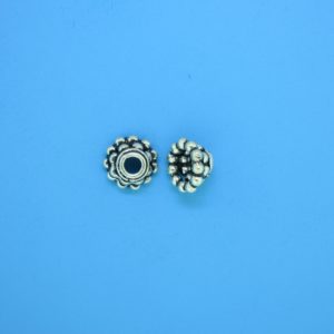 15267 - Bali Silver Bead Cap 4.5x8mm 15267 - Bali Silver Bead Cap 4.5x8mm