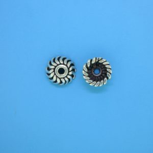 15268 - Bali Silver Bead Cap 4x9mm 15268 - Bali Silver Bead Cap 4x9mm