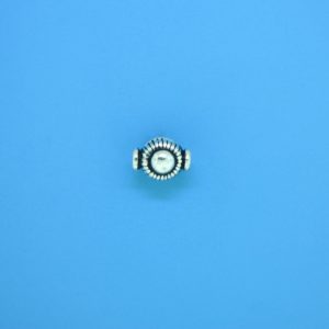 15298 - Bali Silver Bead 6.5x8mm 15298 - Bali Silver Bead 6.5x8mm
